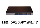 IDM S328GF-24SFP 萬兆上聯千兆光纖匯聚交換機